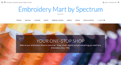 Desktop Screenshot of embroidery-mart.com